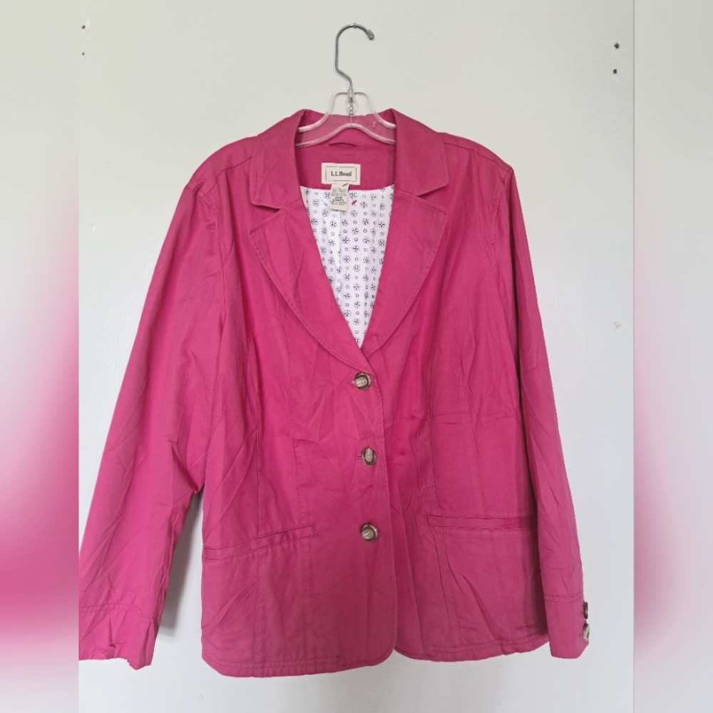 L.L. Bean Pink Blazer nwot